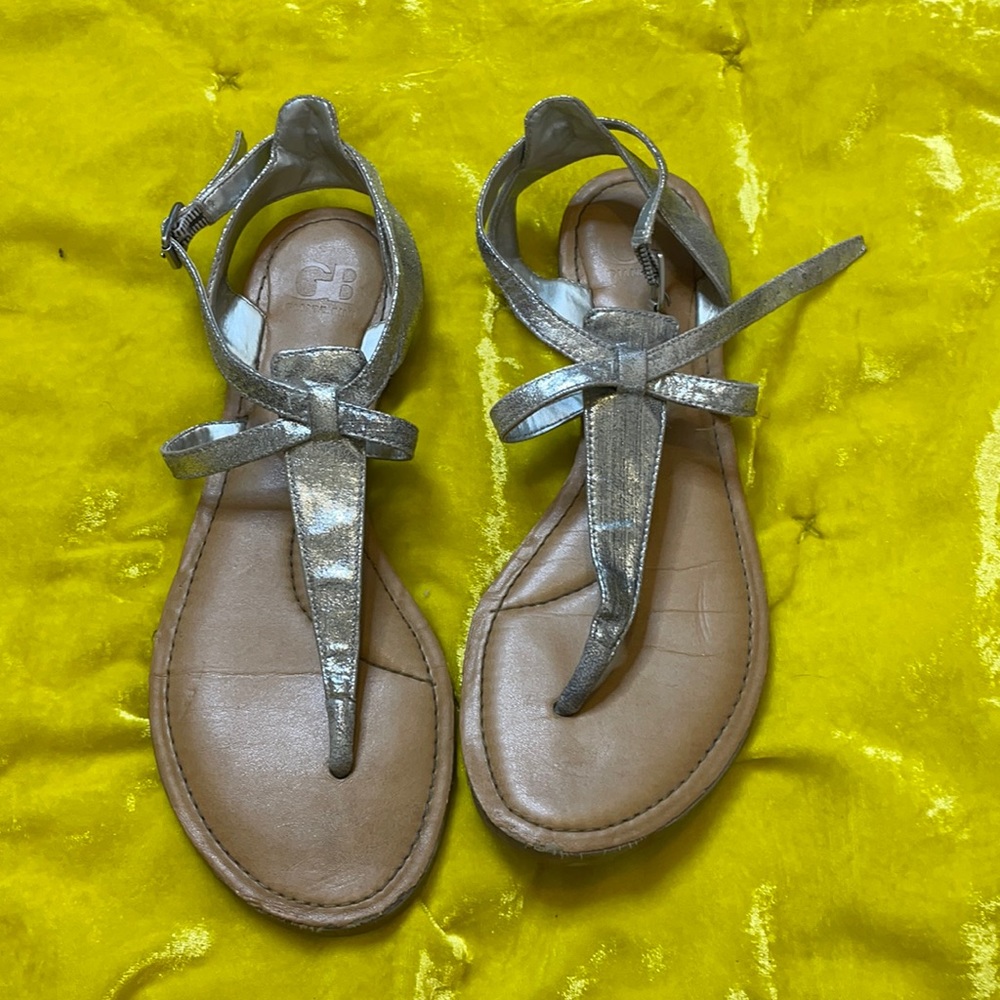 Gianni Bini silver sandals